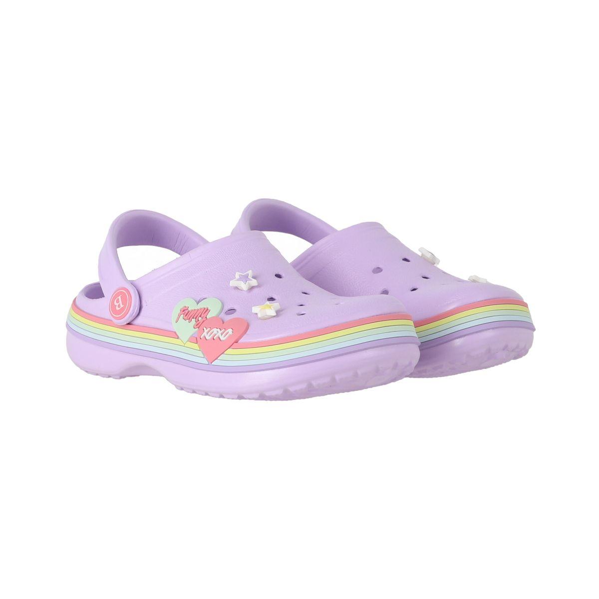 Zuecos Niñas Bamers Airline Special Lila-4