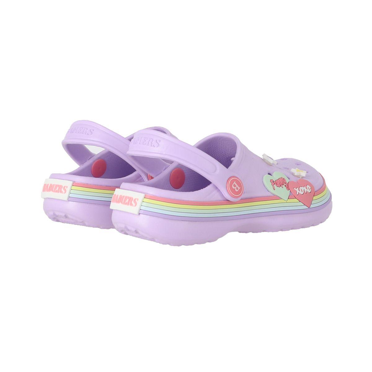 Zuecos Niñas Bamers Airline Special Lila-5