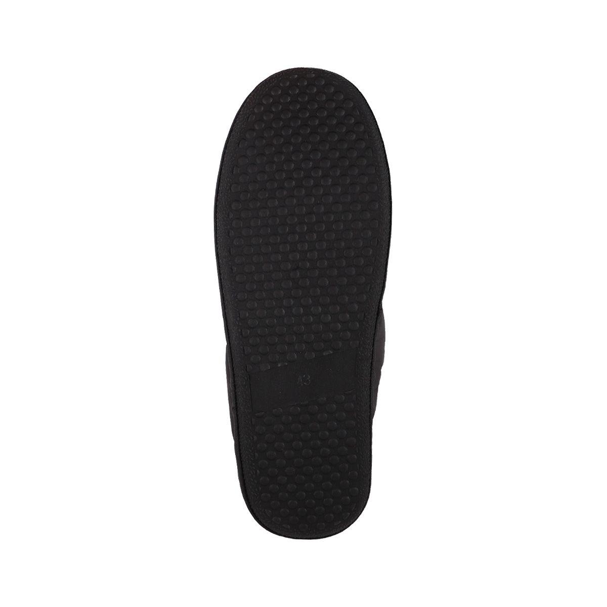 Pantuflas Hombre Bamers Padded Negro-3