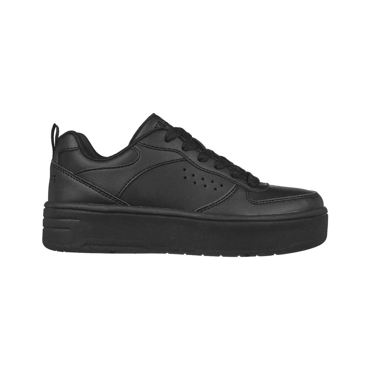 Zapatilla Skechers Niño  Court High Negro-0