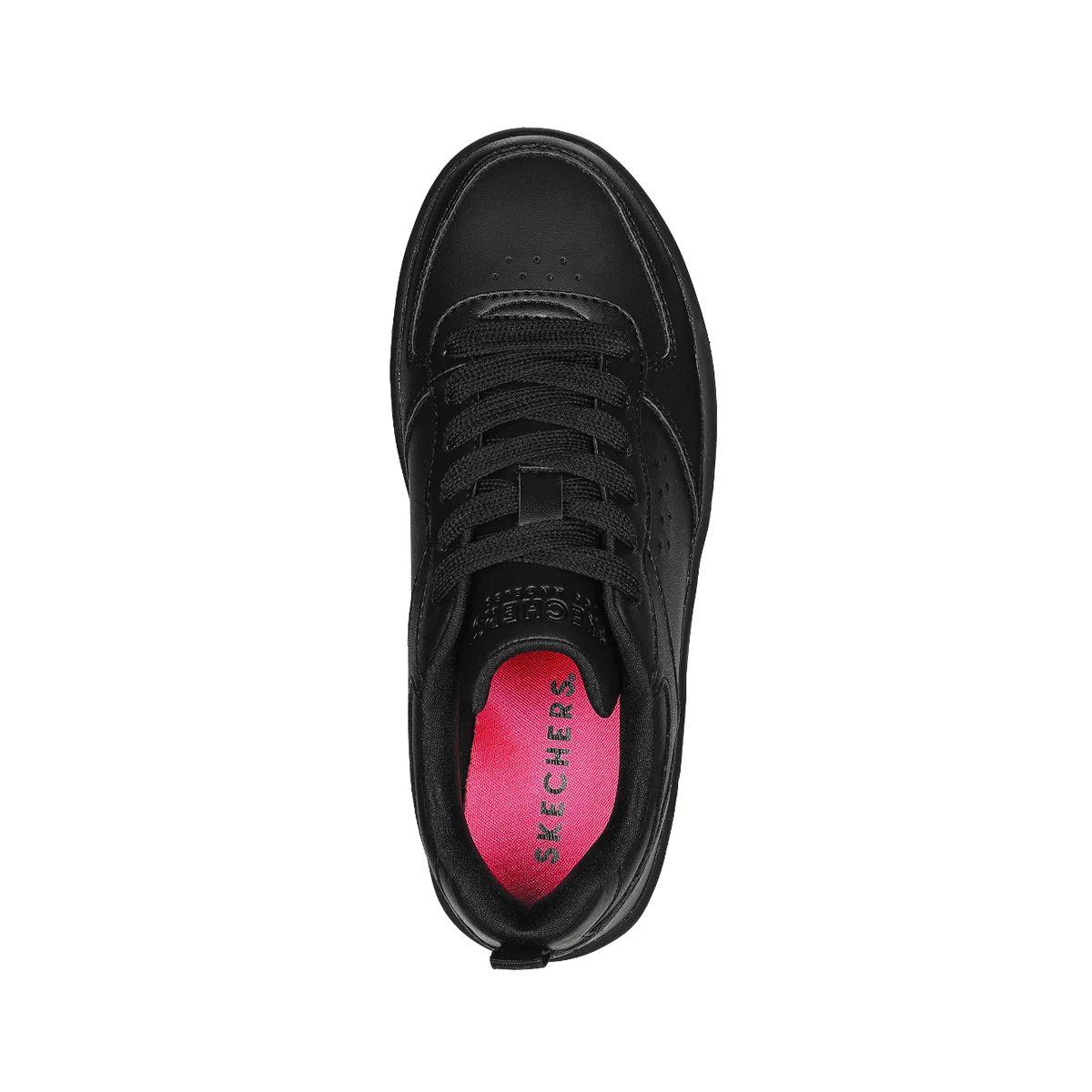 Zapatilla Skechers Niño  Court High Negro-3