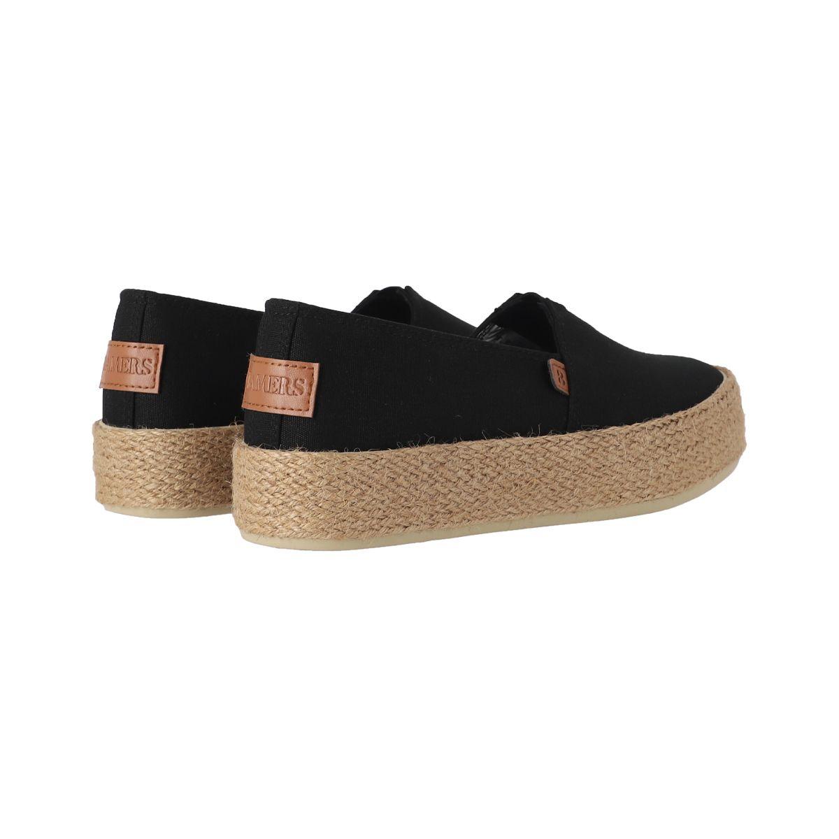 Alpargata Mujer Bamers Sandy Mid II Negro-5