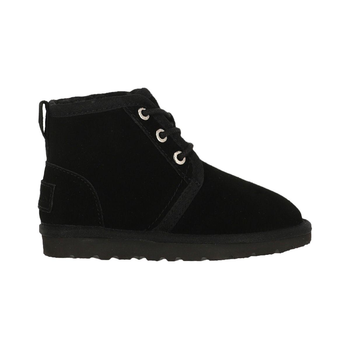 Bota Bamers Camper Cuero Niños Negro-0