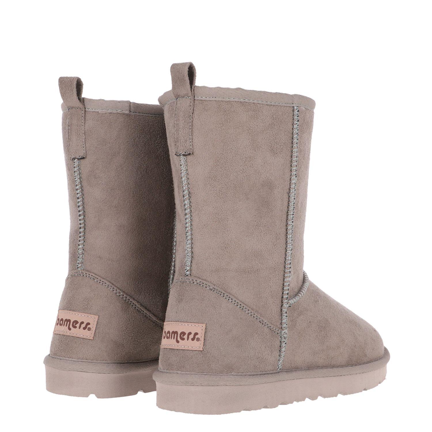 Bota Bamers Blast Classic Fiber Mujer Light Grey-3