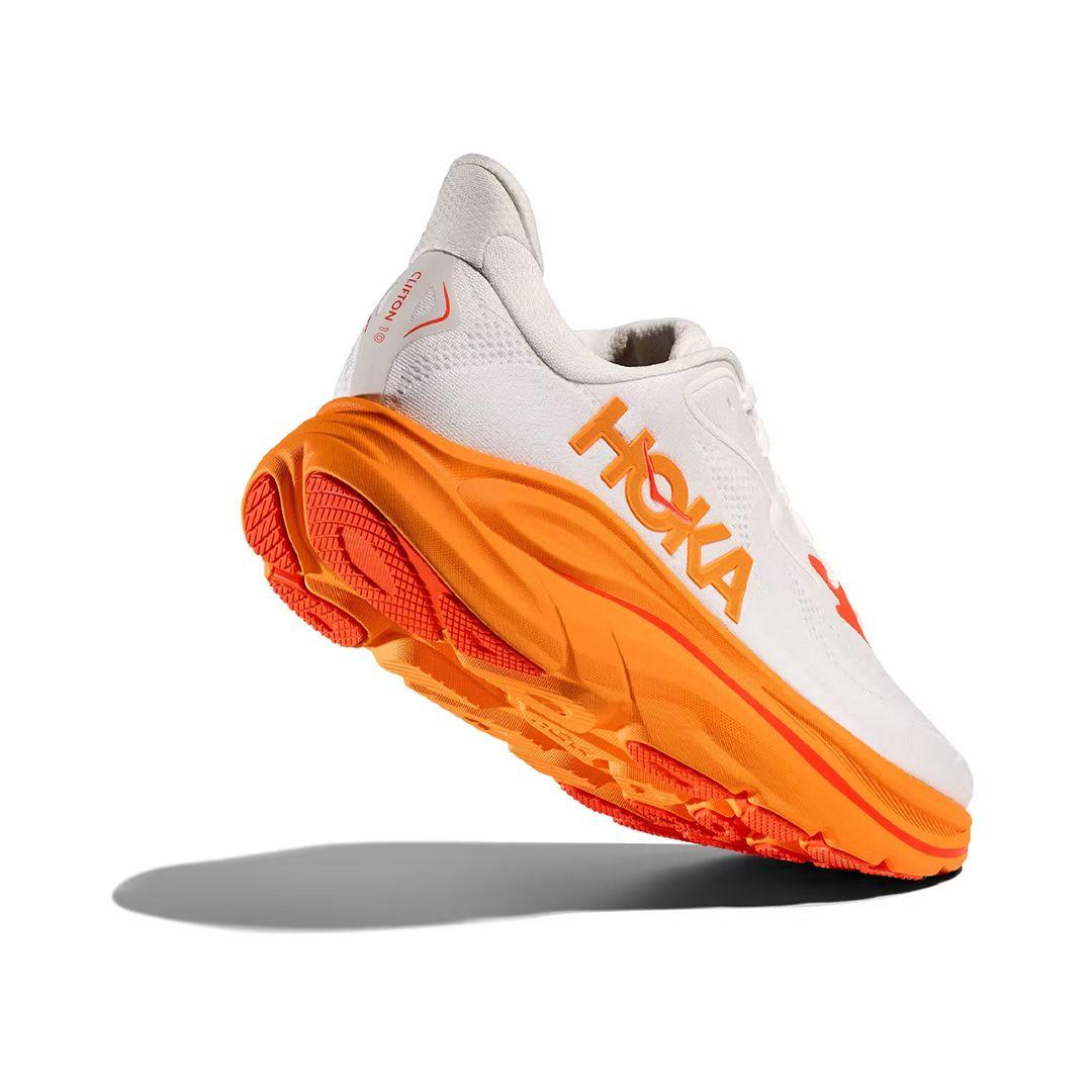 Zapatillas Hombre Running Hoka Clifton 10 Frost/Orange Zest-3