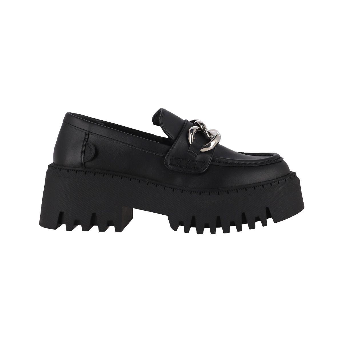 Zapatillas Plataforma Negro  Mujer Bamers Asturia-0