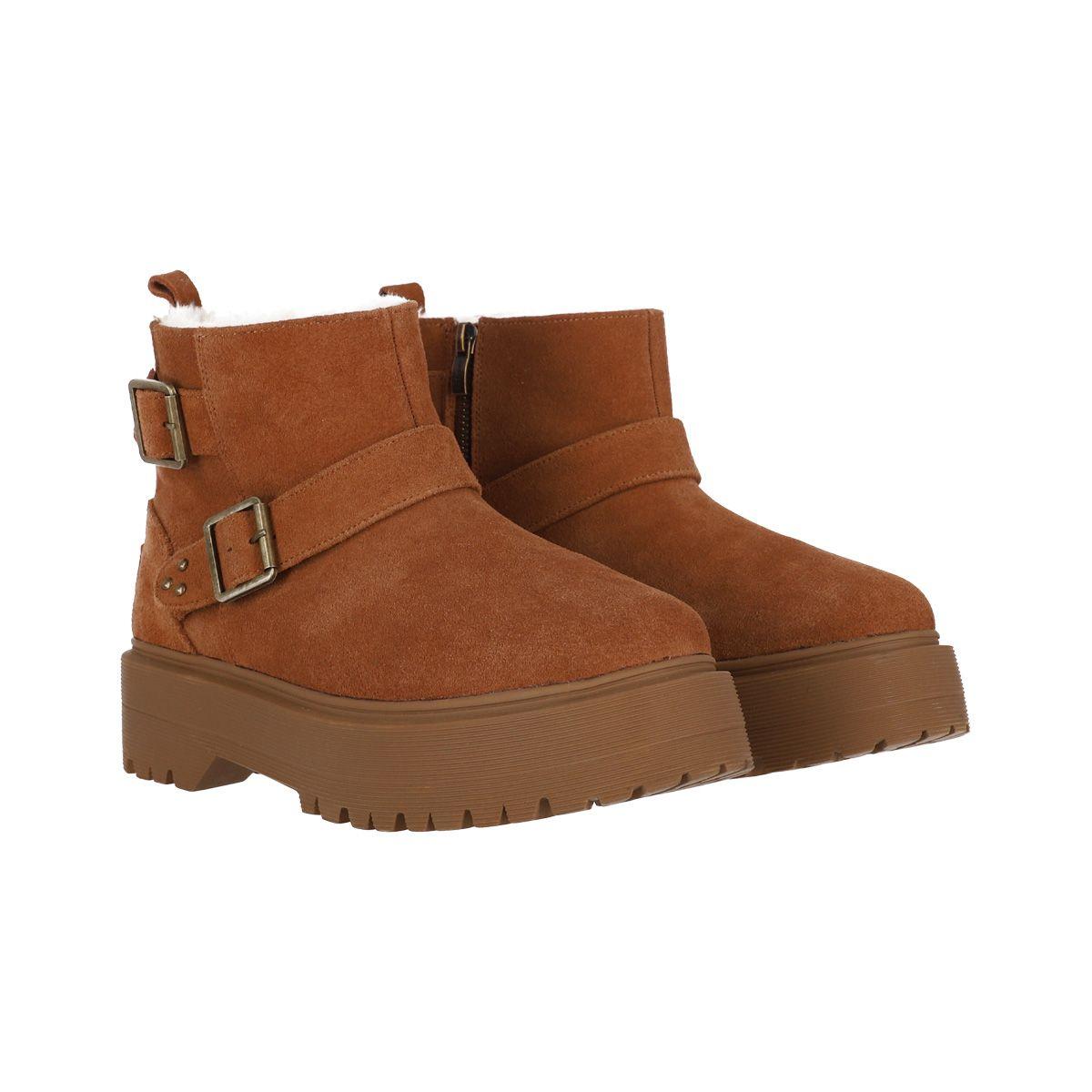 Bota Mujer Bamers Charme Café-4