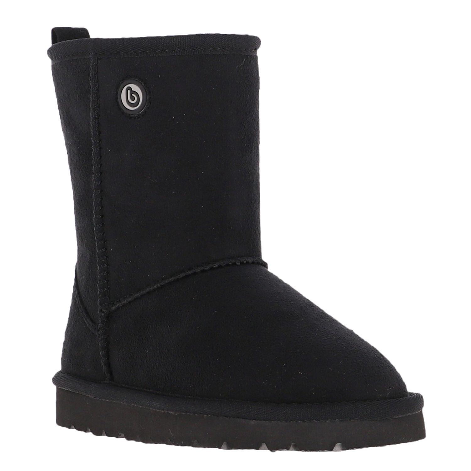 Bota Bamers Blast Zip Fiber Niños Black-1