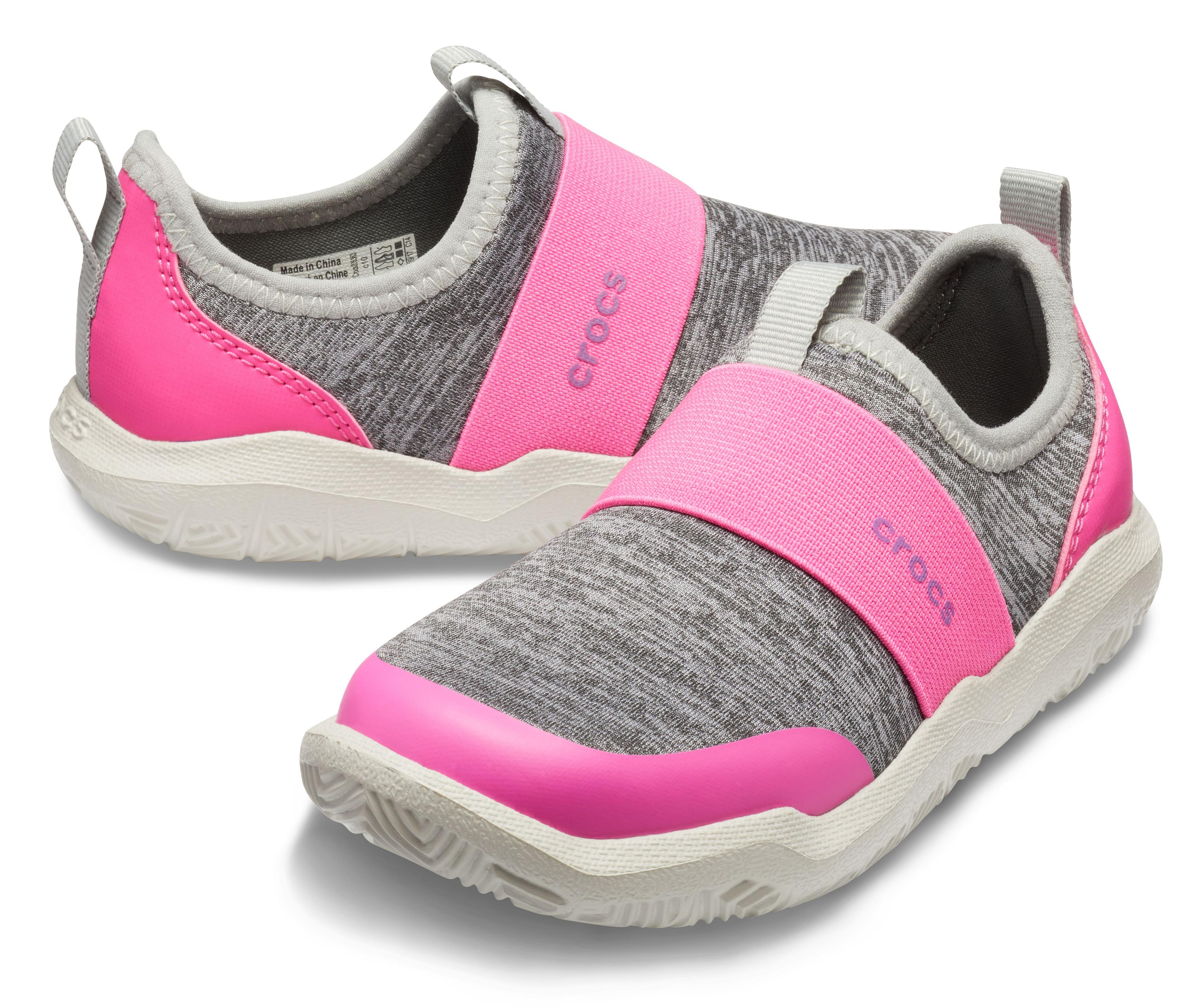 Zapato Crocs Swiftwater Easyon Hthr Shoe K Unisex Grey-0