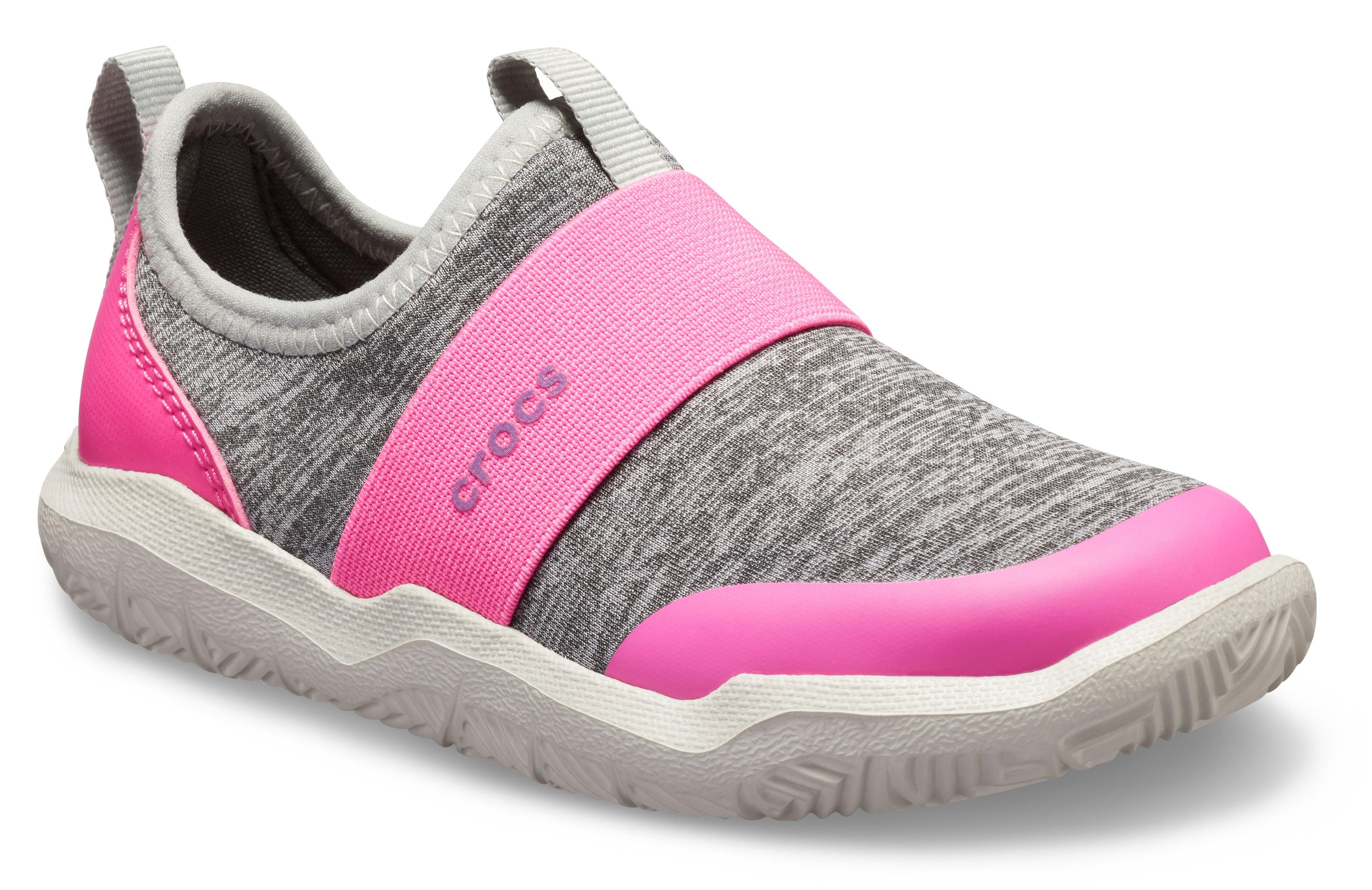 Zapato Crocs Swiftwater Easyon Hthr Shoe K Unisex Grey-1