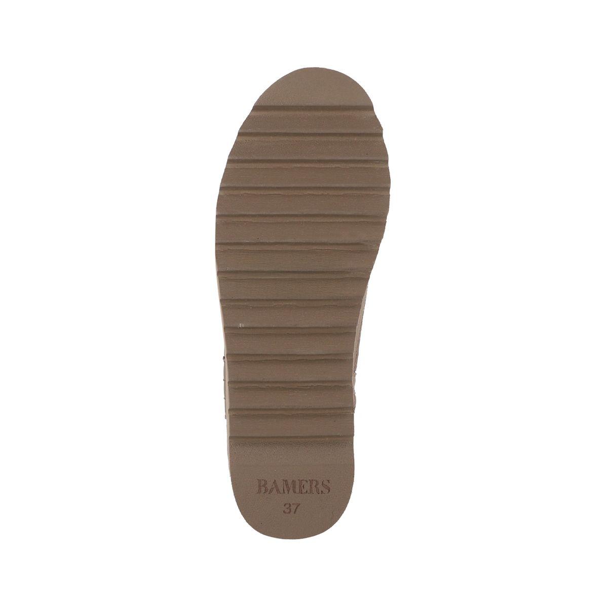 Bota Mujer Plataforma Café Bamers-2