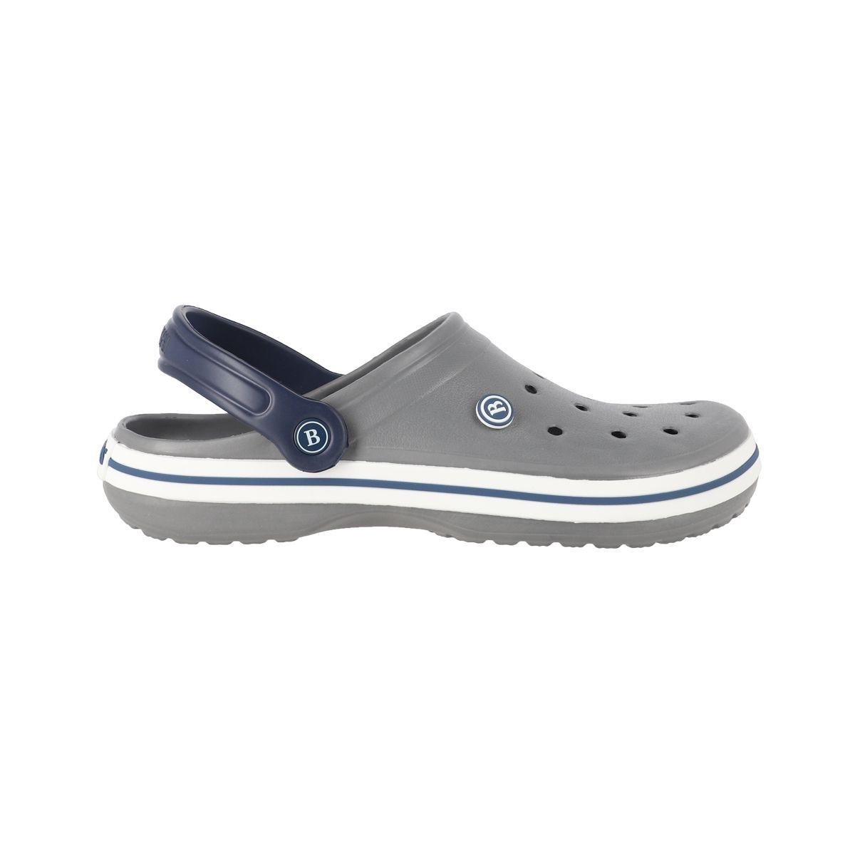 Zuecos Hombre Bamers Airline Grises-0