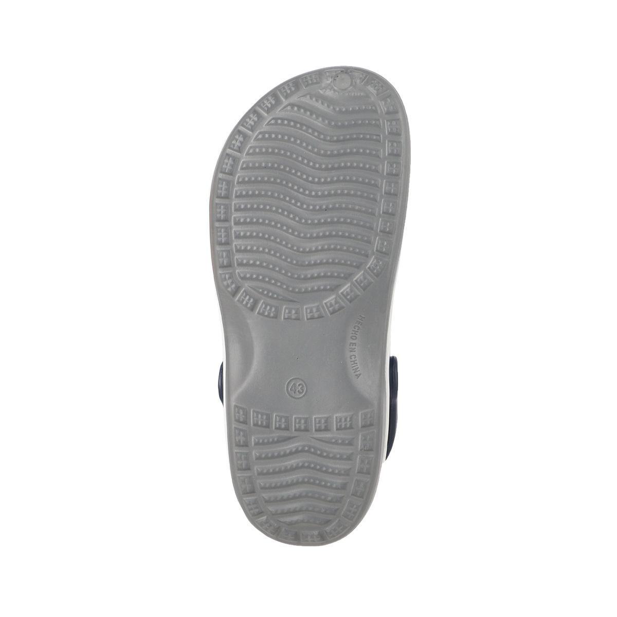 Zuecos Hombre Bamers Airline Grises-3