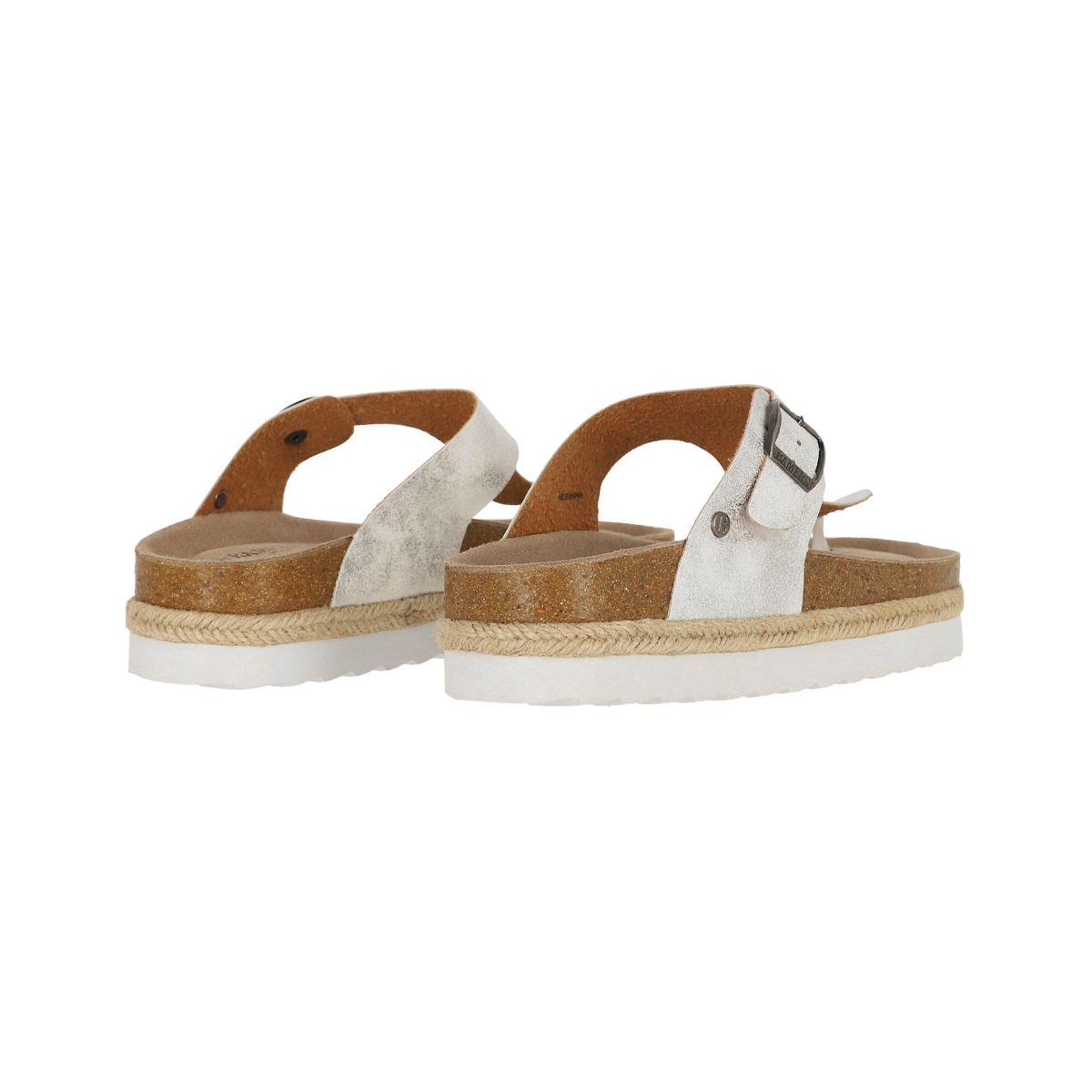 Sandalia Bamers Kend Capri Yute Mid Mujer Plateado-7