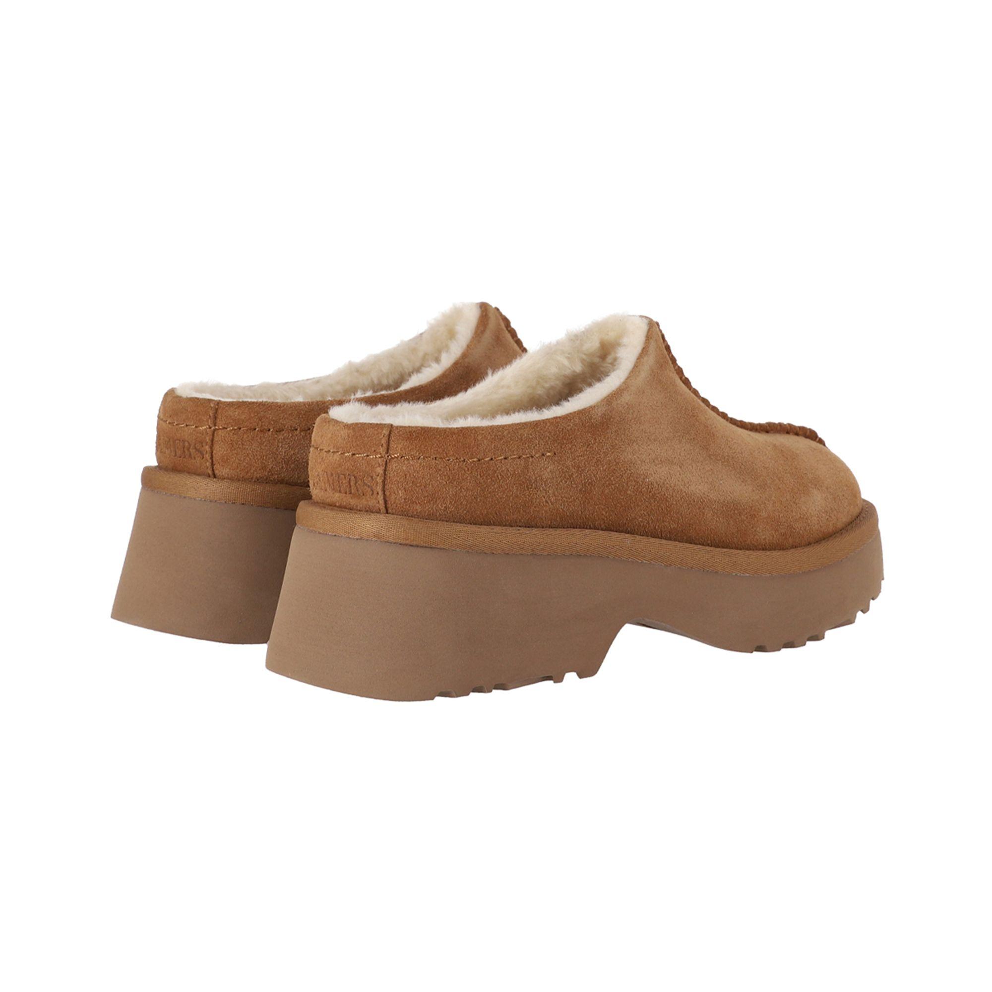Zuecos Mujer Cuero Luisiana Caramel Bamers-5