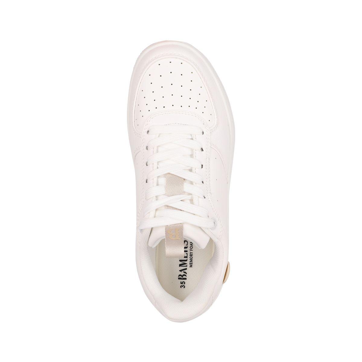 Zapatilla Bamers Munich Mujer Blanco-4