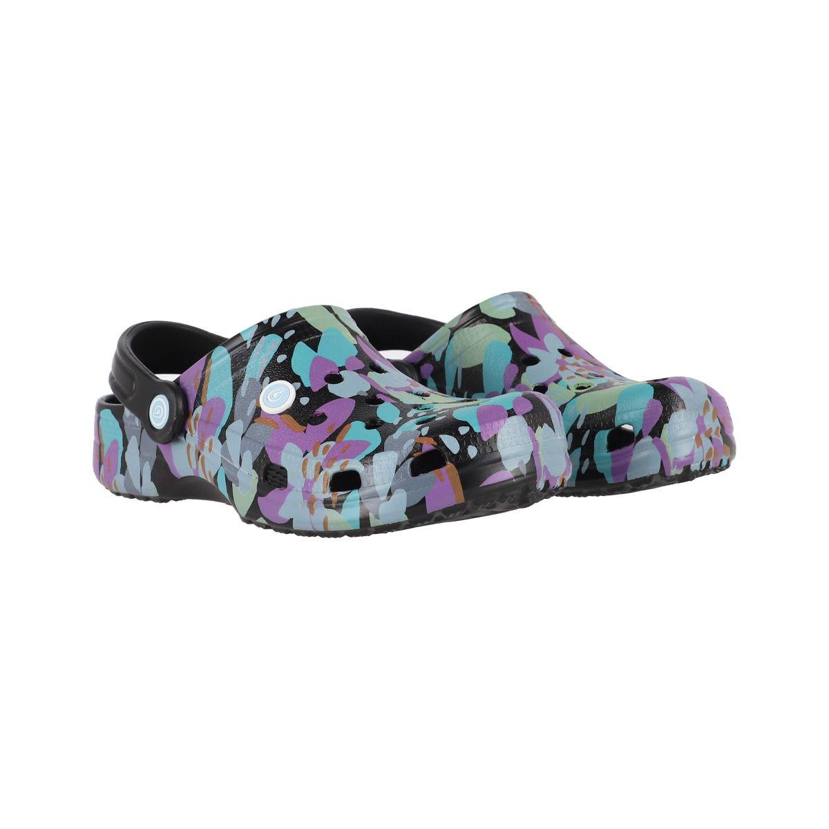 Zuecos Mujer Bamers Air Special Negro Print-2