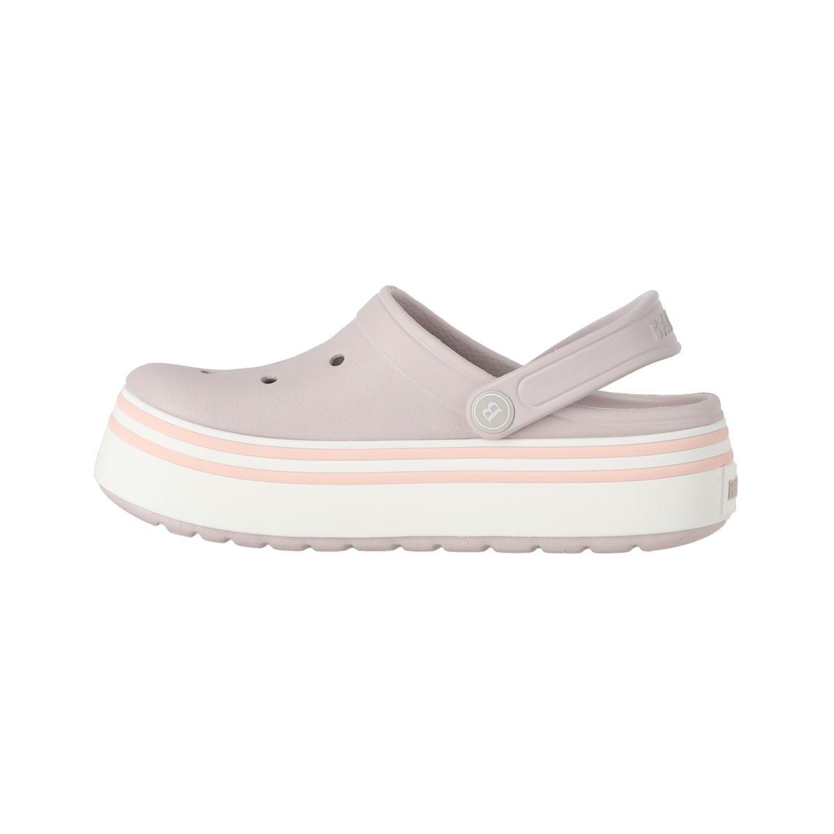 Zuecos Plataforma Niñas Bamers Airline Gris-1