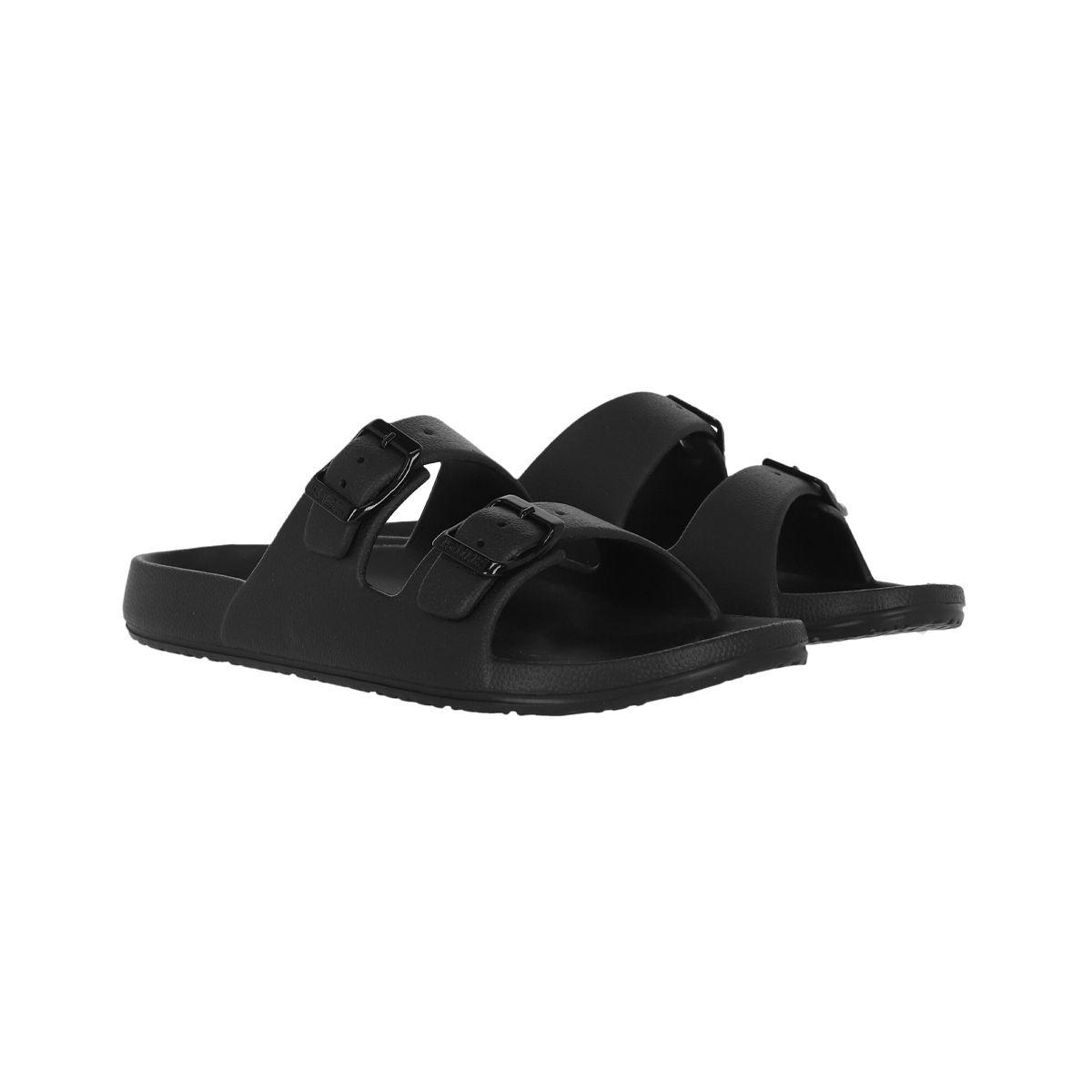 Sandalia Bamers Kend Vegan Hombre Negro-2