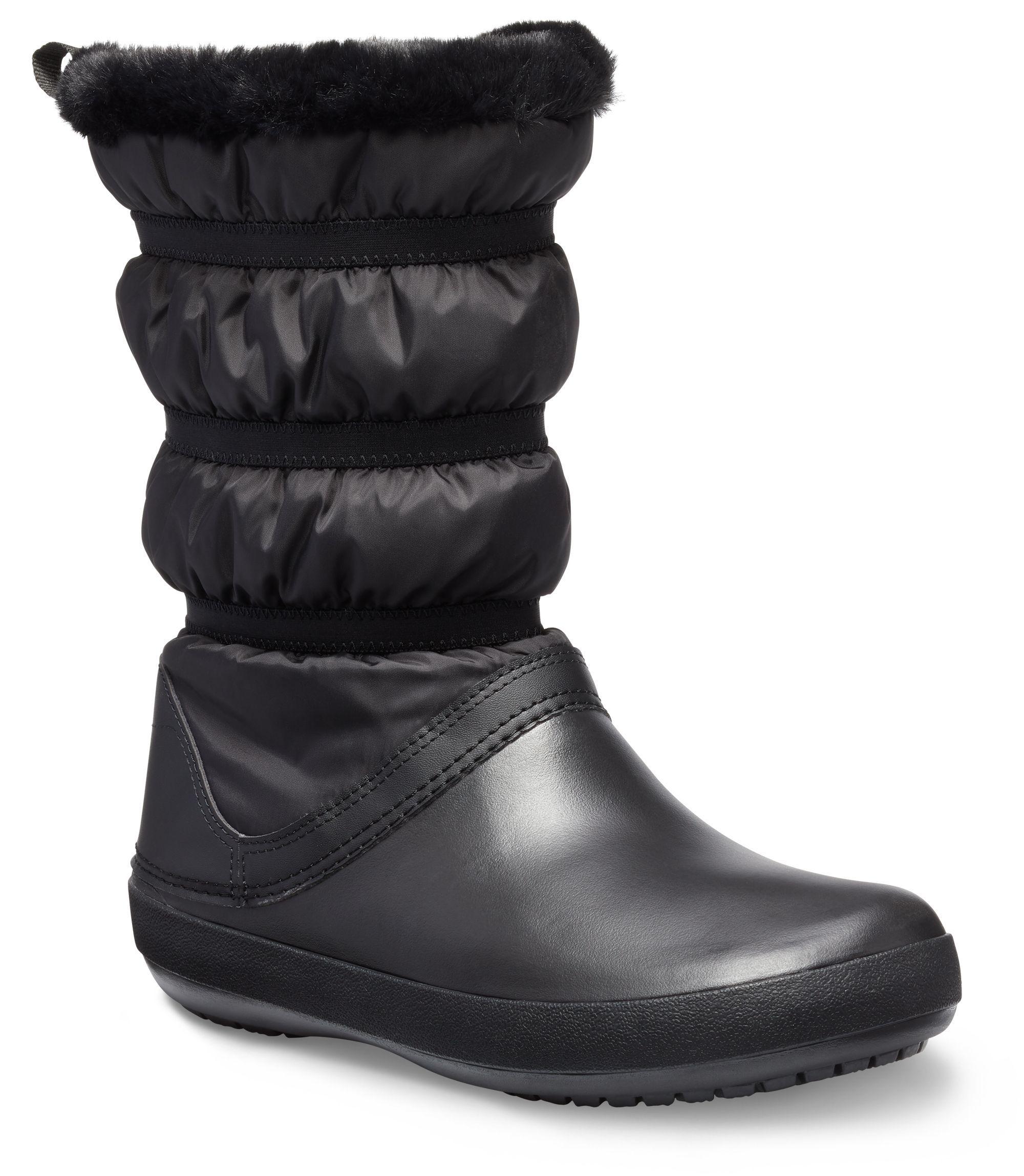 Bota Crocs Crocband Winter W Mujer Black/Black-0