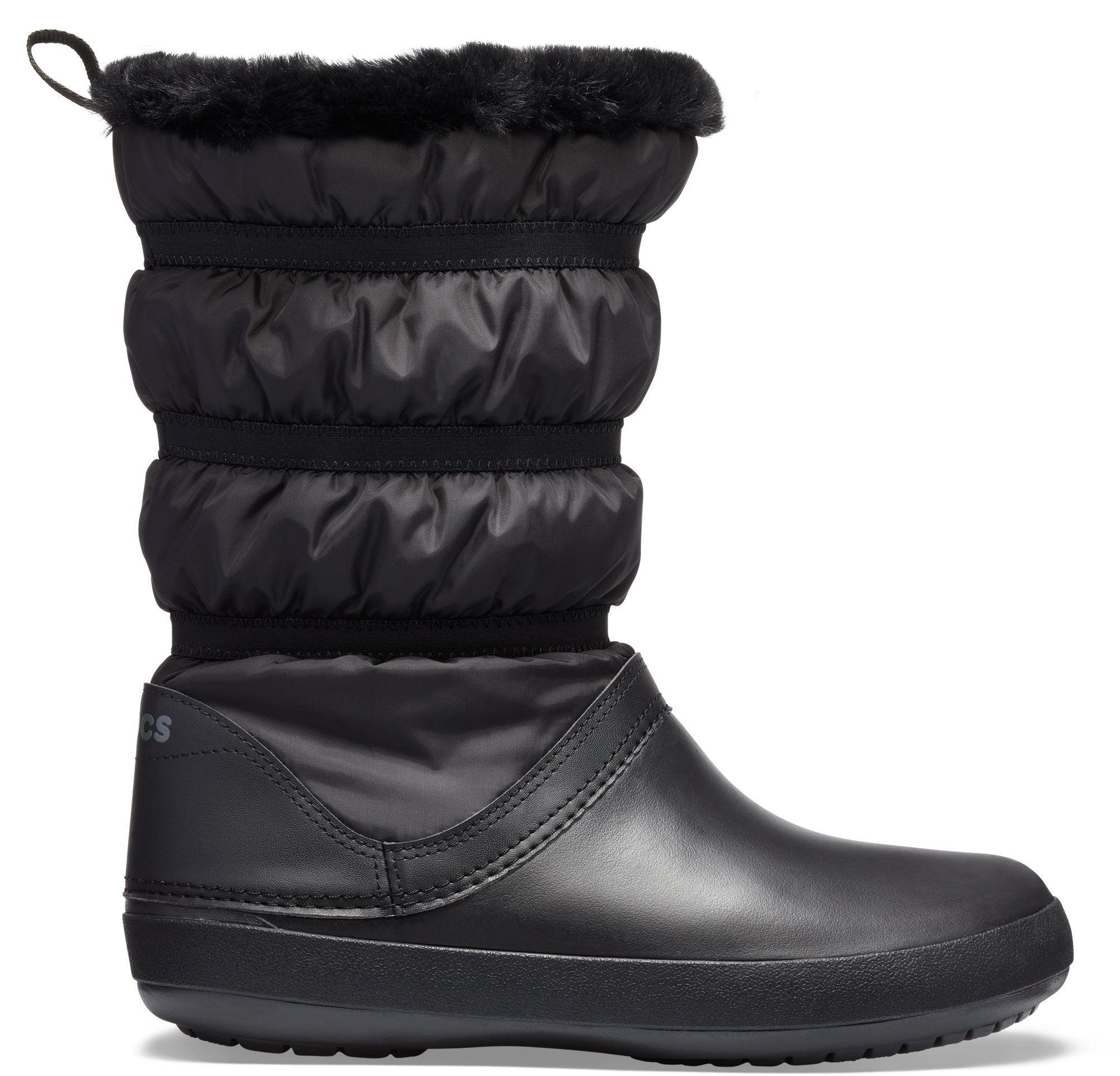 Bota Crocs Crocband Winter W Mujer Black/Black-2