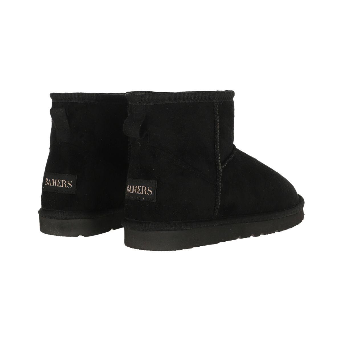 Bota Bamers Blast Short Fibra Vegan Mujer Negro-3