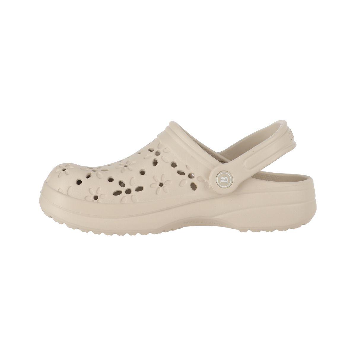 Zuecos Mujer Air Bamers Florales Nude-1