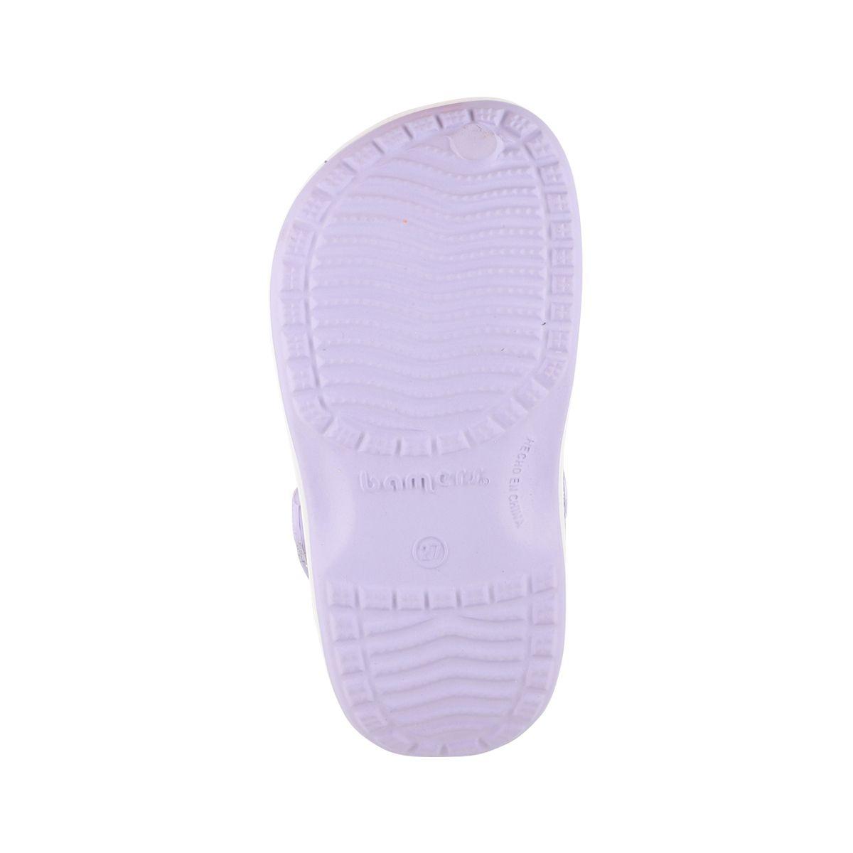 Zuecos Niños Airline Bamers Morado-3