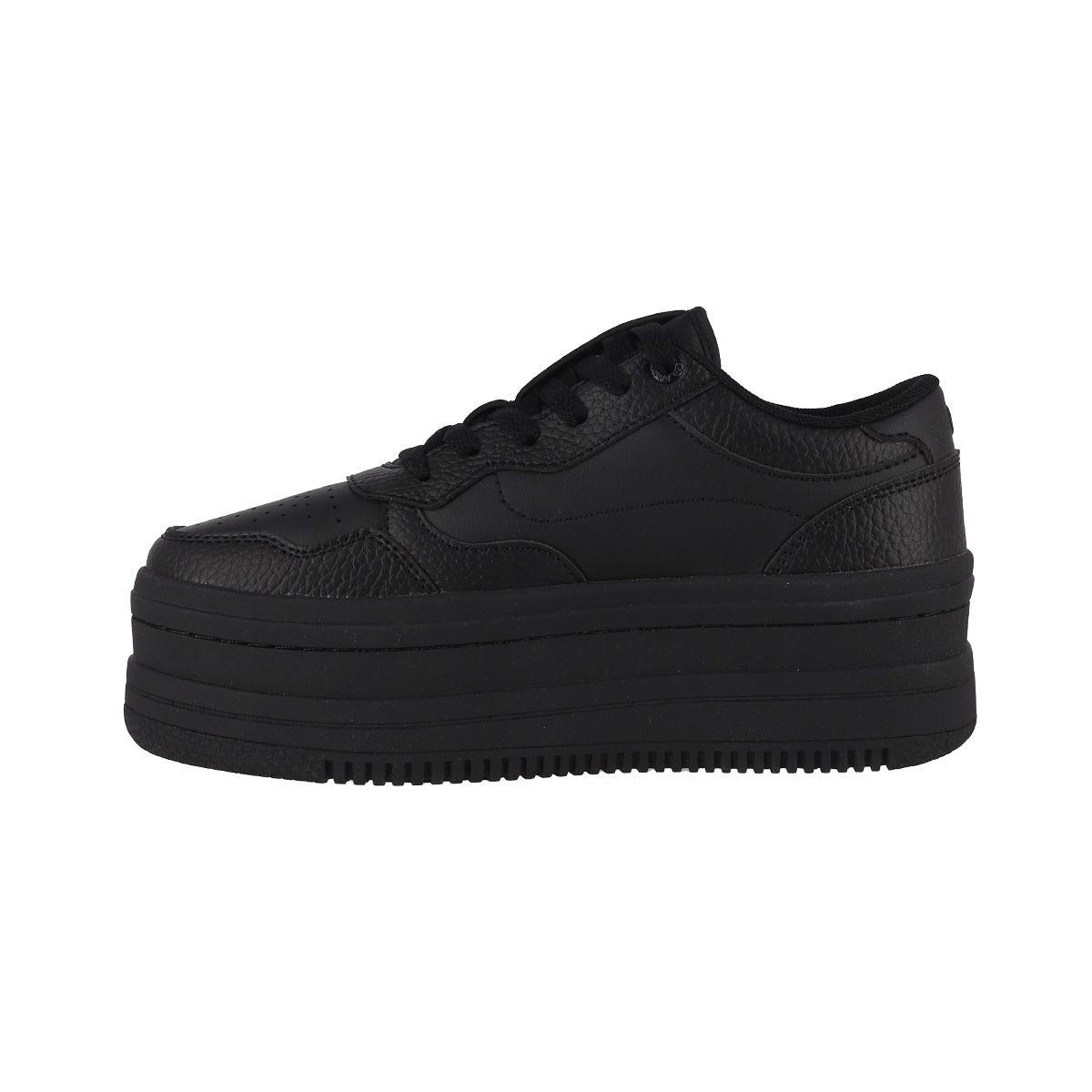 Zapatillas Mujer  Plataforma Negro Bamers Girona-1