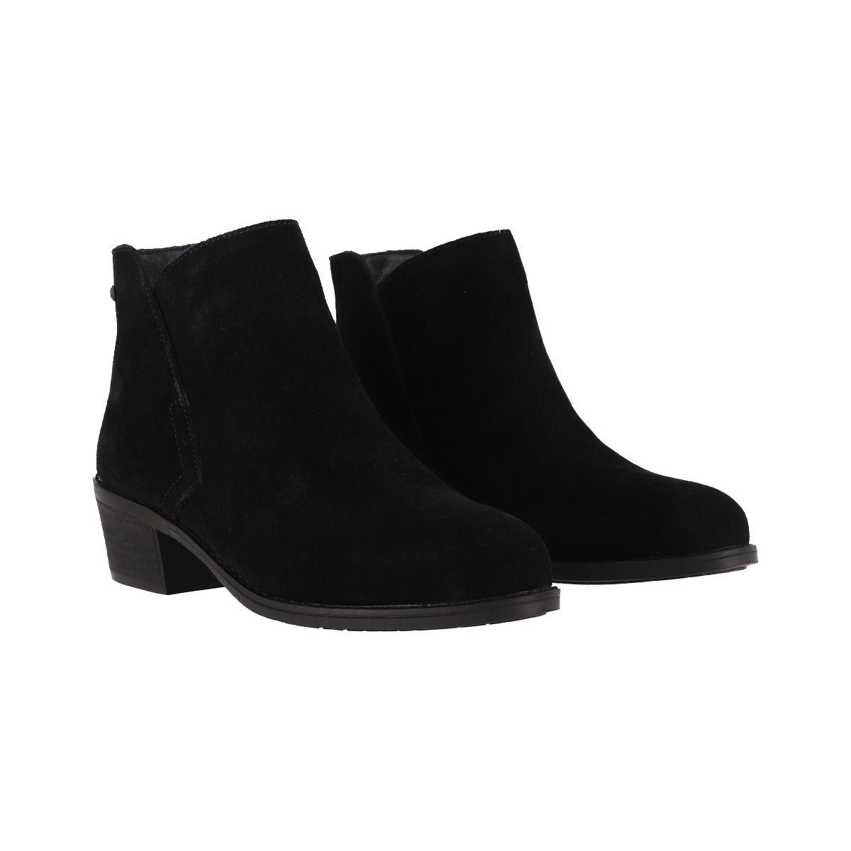 Botines Mujer Bamers Greta Cuero Negro-4