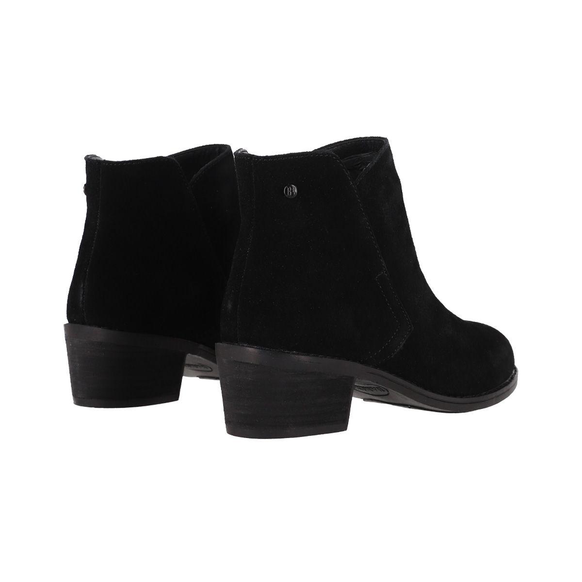 Botines Mujer Bamers Greta Cuero Negro-5