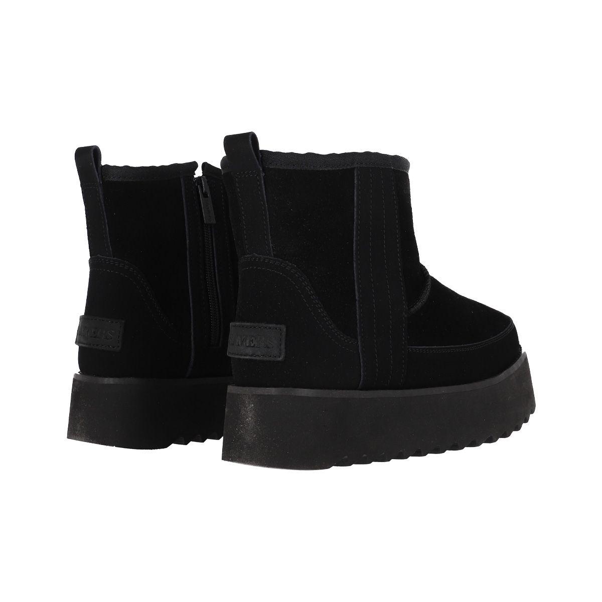 Bota Mujer  Bamers Platform Negro-5