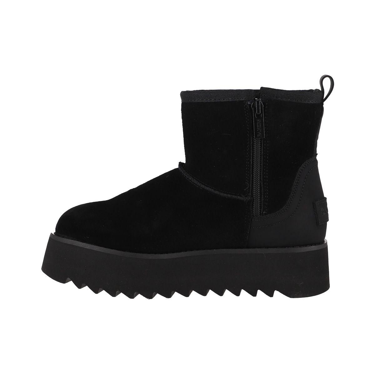 Bota Mujer  Bamers Platform Negro-1