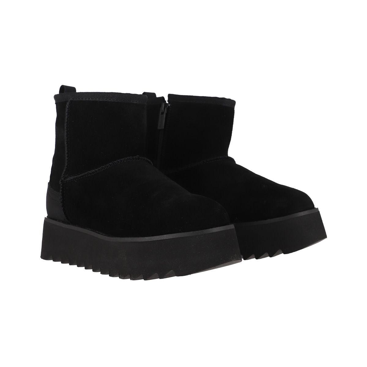 Bota Mujer  Bamers Platform Negro-2