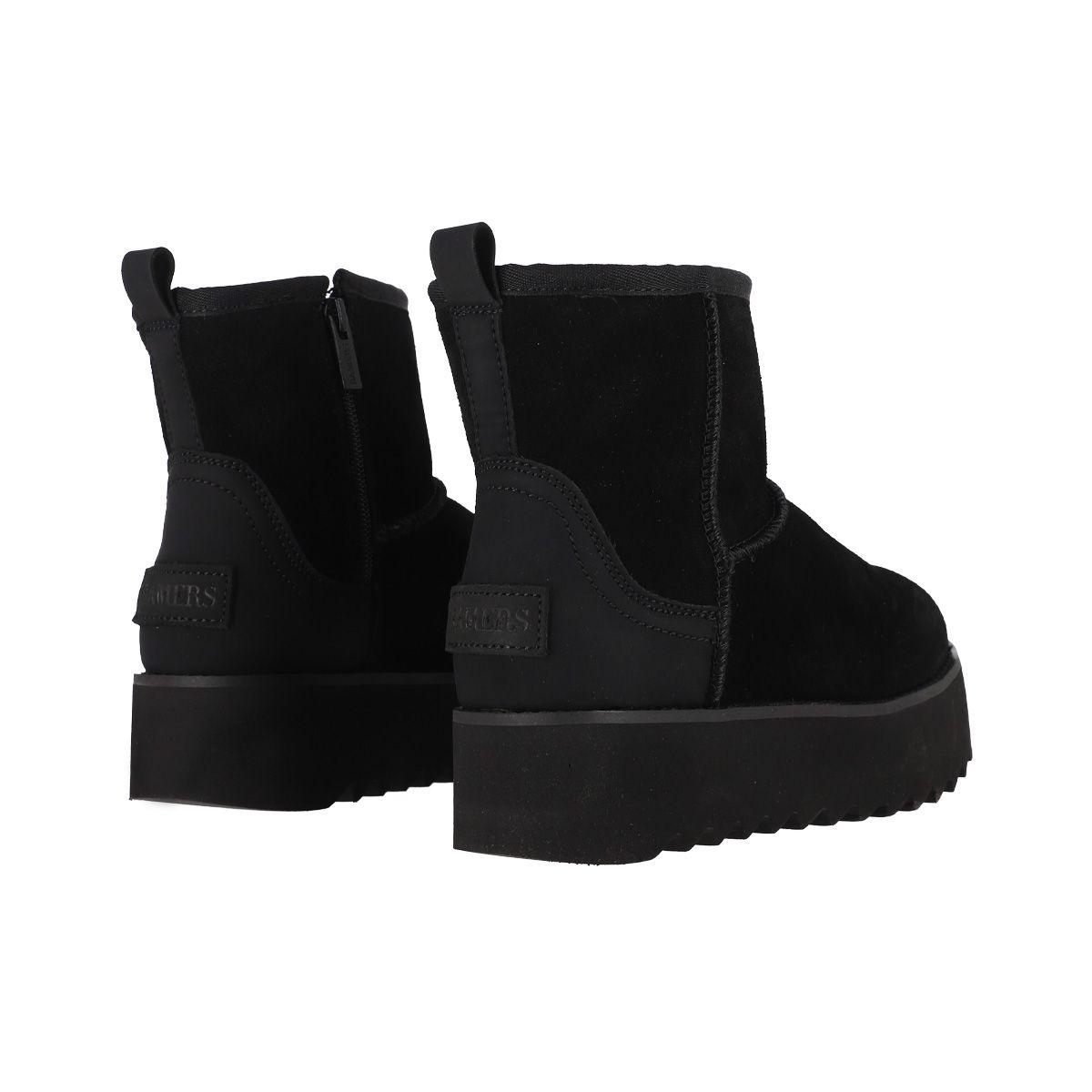 Bota Mujer  Bamers Platform Negro-3