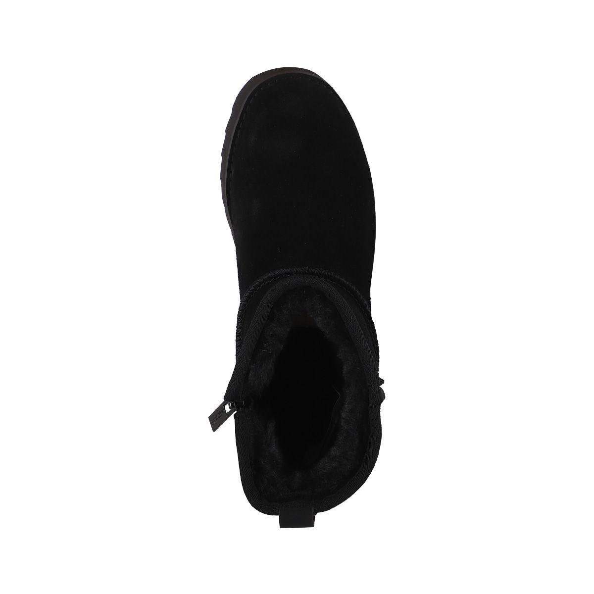 Bota Mujer  Bamers Platform Negro-4