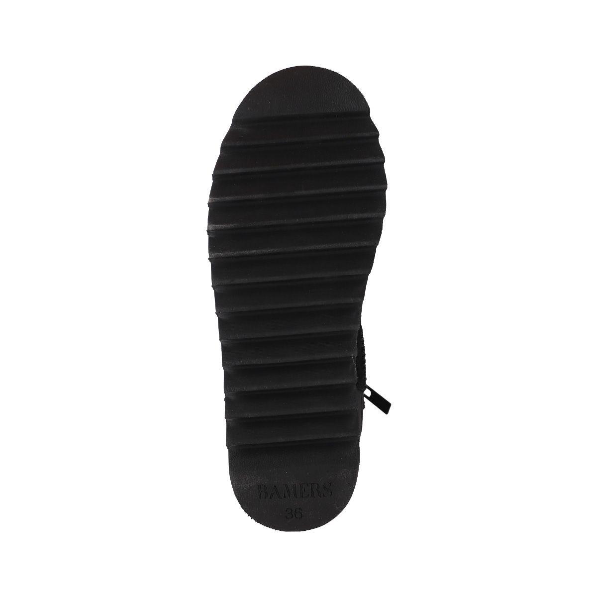 Bota Mujer  Bamers Platform Negro-5