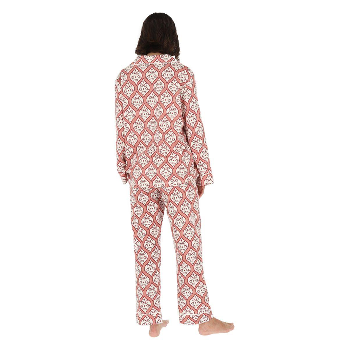 Pijama Mujer  Bamers Paz Rojo Print-2