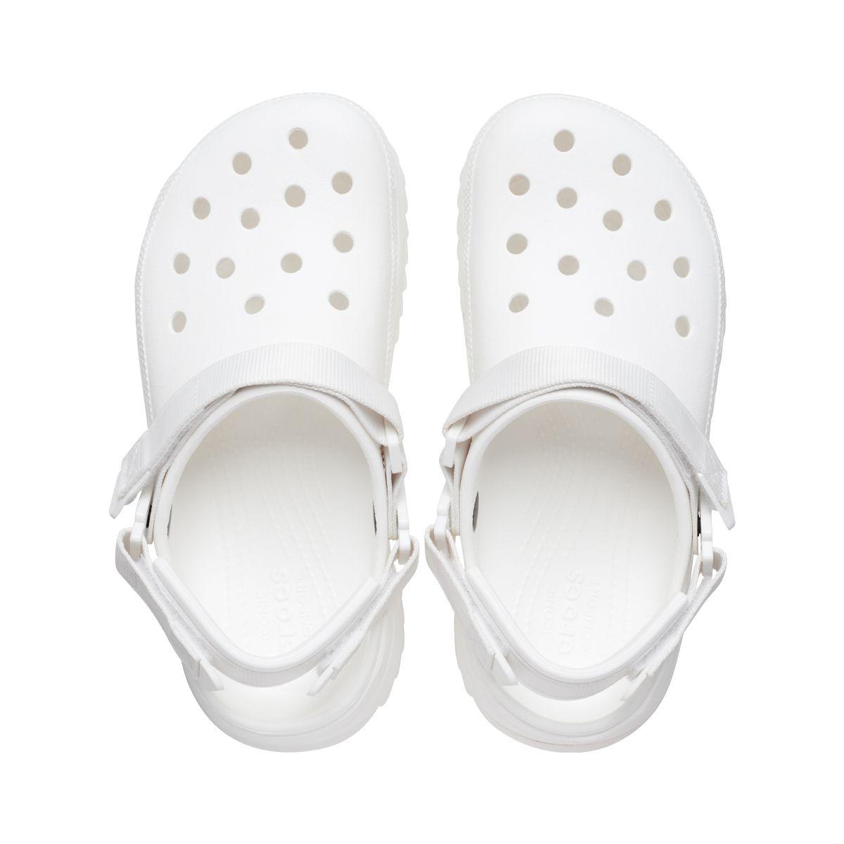 Zueco Crocs Classic Hiker Mujer White-5