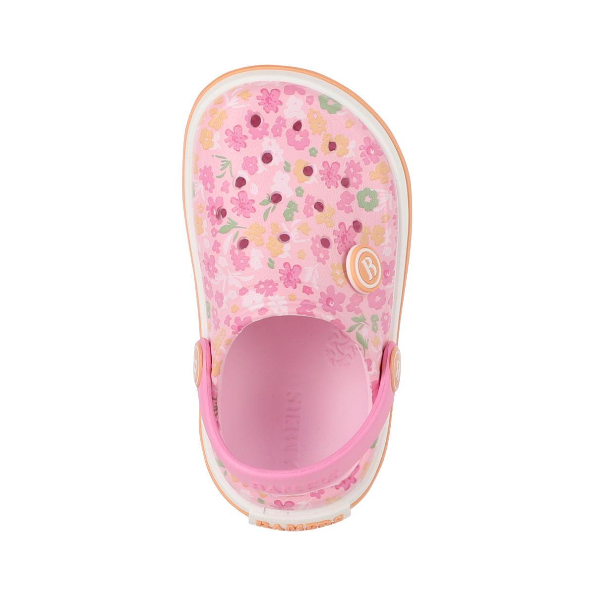Zuecos Niña Airline Bamers Rosado-3