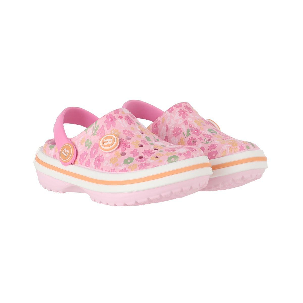 Zuecos Niña Airline Bamers Rosado-4