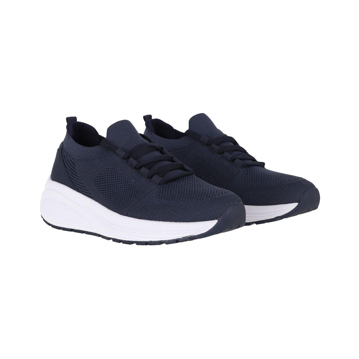 Zapatilla Bamers Venice High Kni Mujer Azul-2