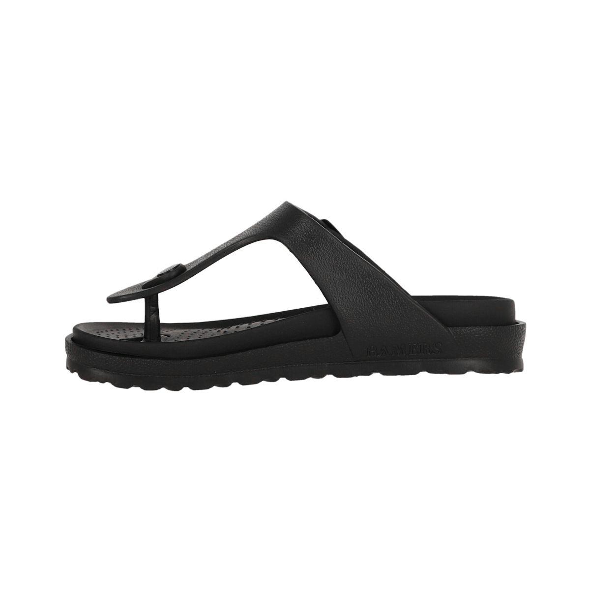 Sandalia Bamers New Capri Vegan Mujer Negro-1
