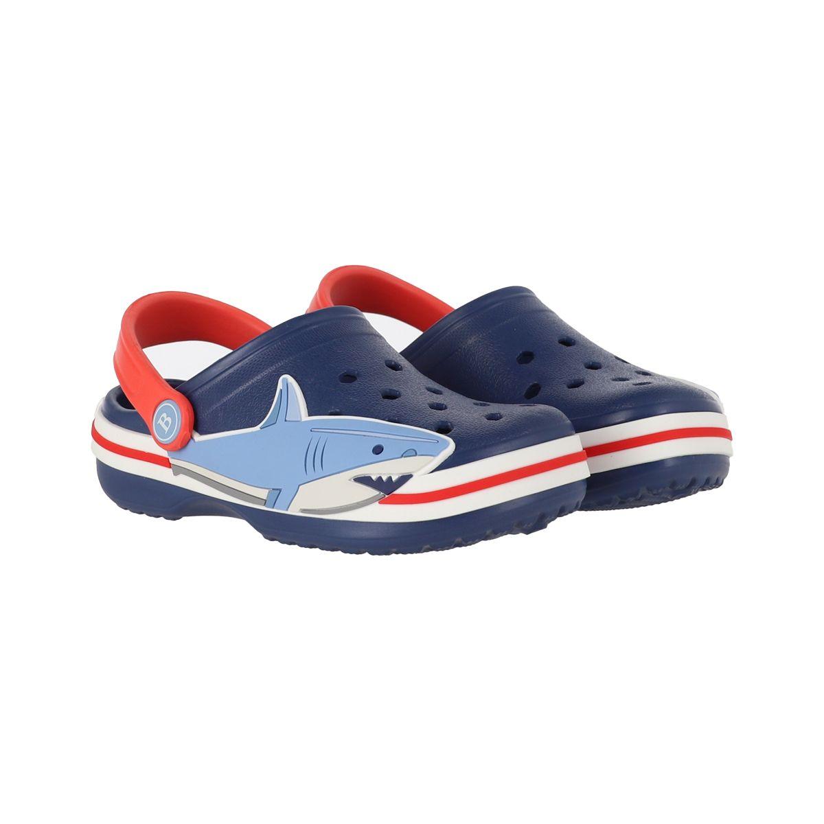 Zuecos Niño Airline Special Azul/Celeste/Blanco Bamers-4