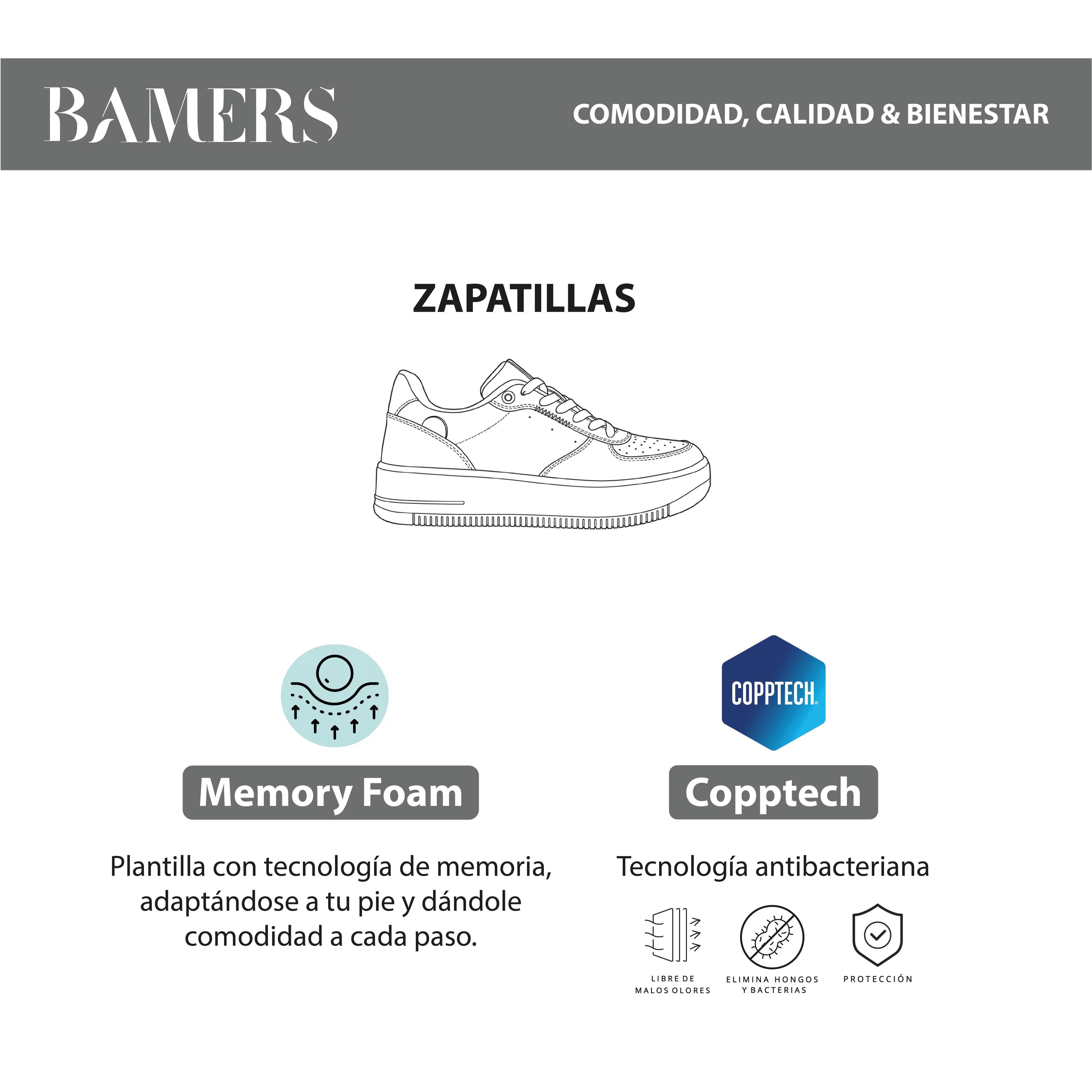 Zapatillas Mujer Bamers VeraCruz Blanco/Negro-6