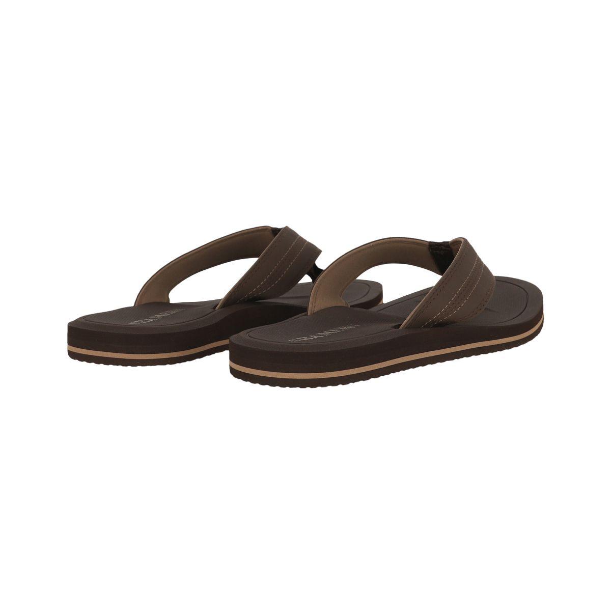 Sandalia Hombre  Bamers Hawaiana Flip Flop Soft Café-3