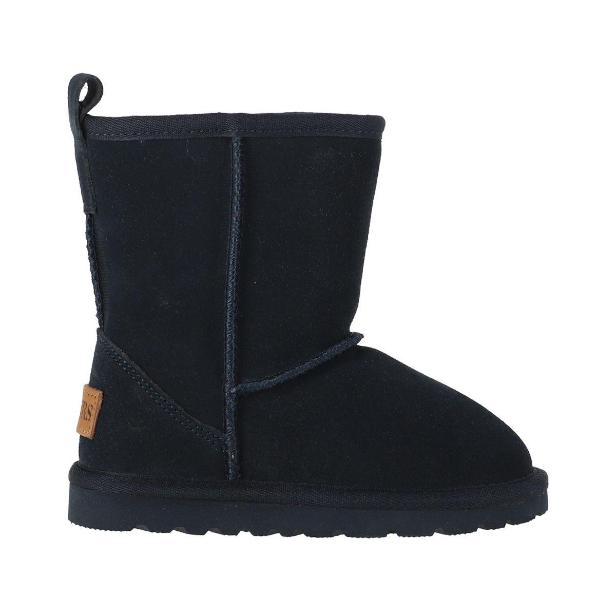 Botas Niño Azul Bamers Blast Zip Leather-0