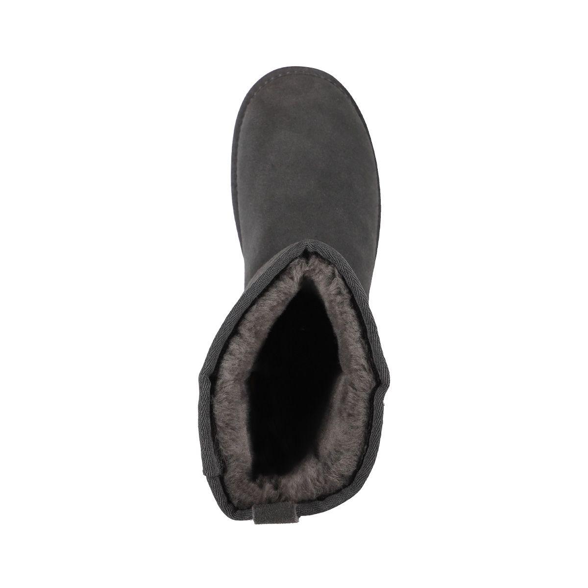 Botas Mujer Bamers Blast Clásicas de Cuero Charcoal-2