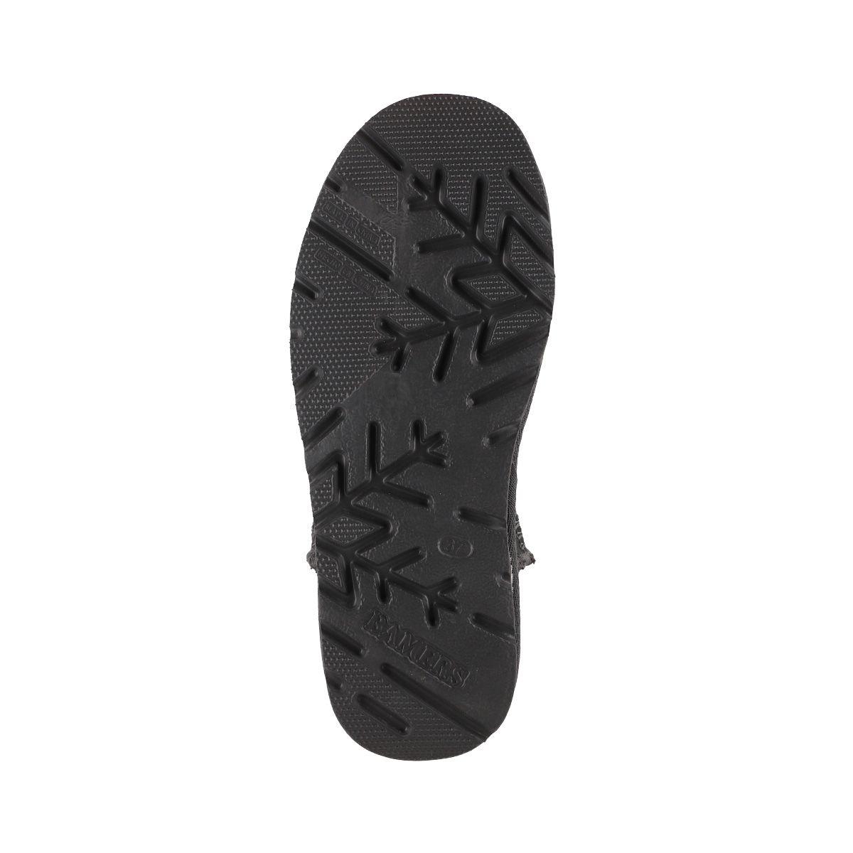 Botas Mujer Bamers Blast Clásicas de Cuero Charcoal-3