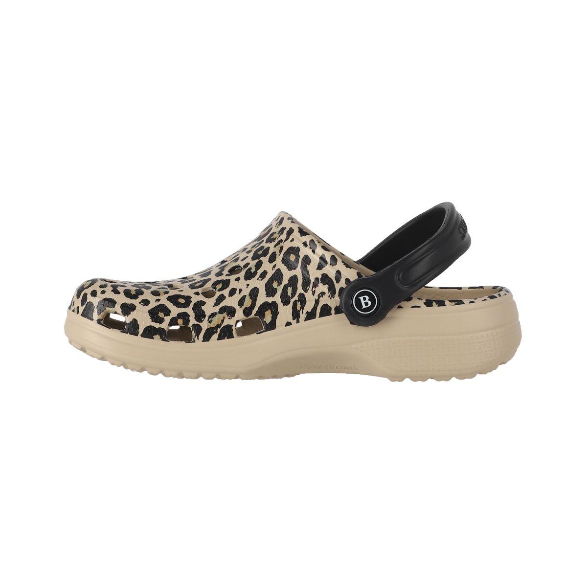 Zuecos Mujer Bamers Air Leopard Print-2